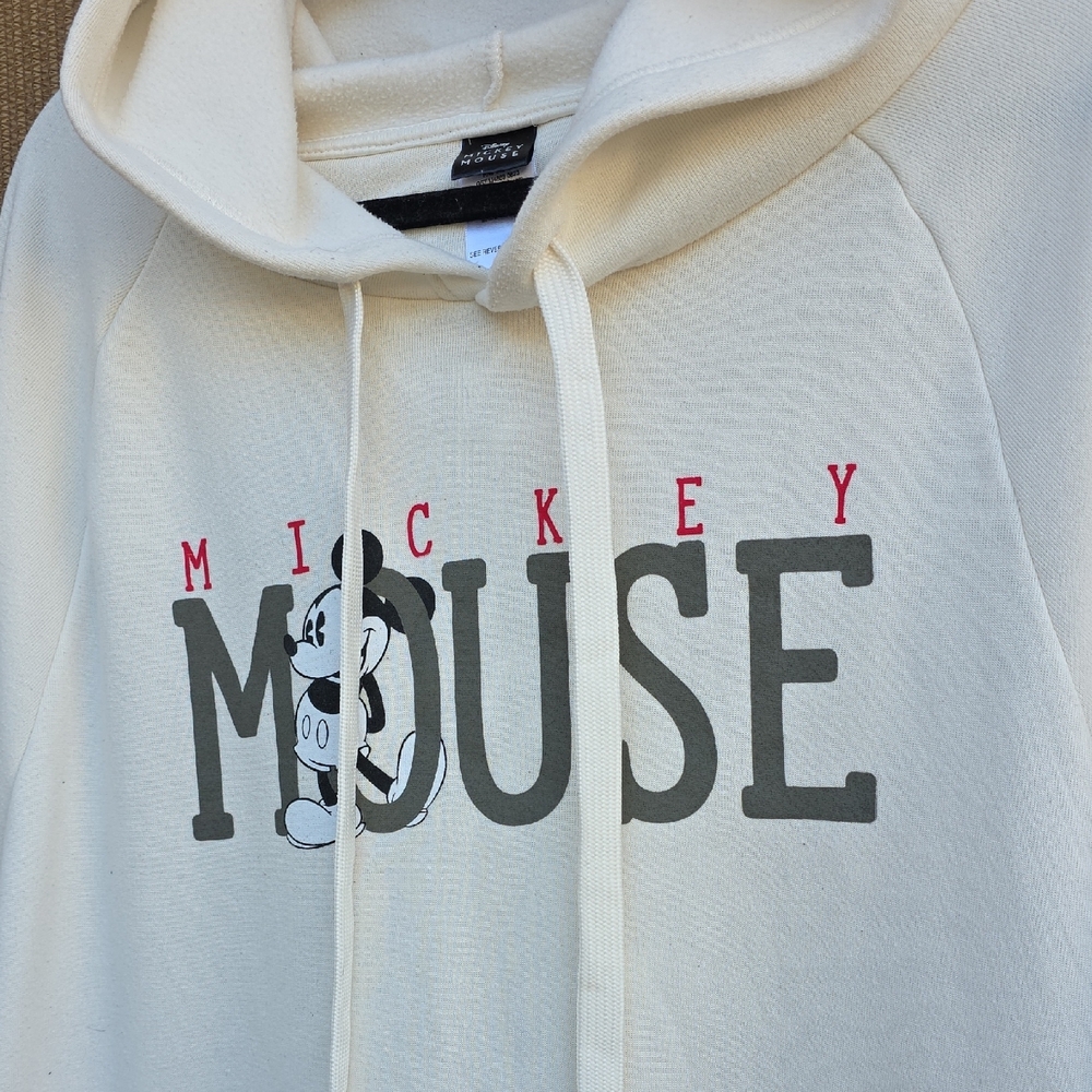 Disney Mickey Mouse Cream Sweatshirt - Picture 2 of 3